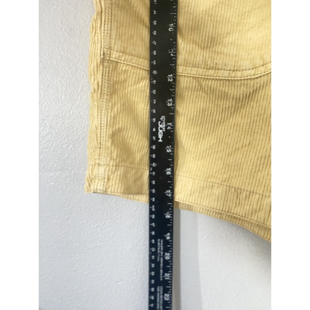 Free People We the Free Second Chances Corduroy Drawstring Yellow Shorts Sz XL - Picture 9 of 10